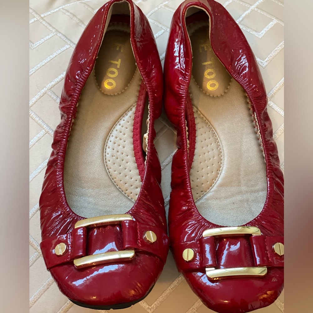 red slippers, i wore them only once